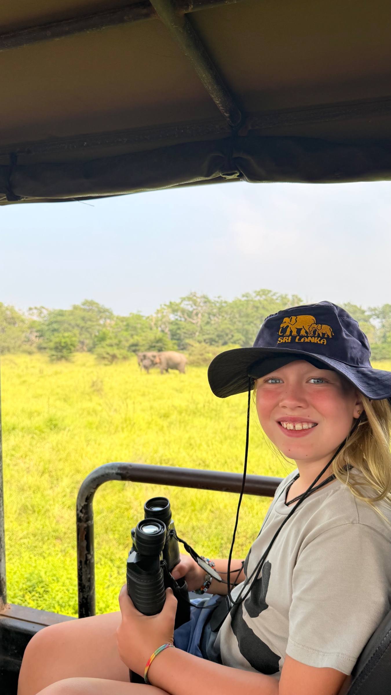 Jax with wild elephants