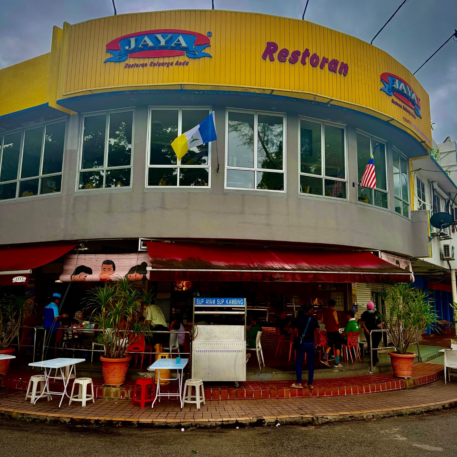 The George Town breakfast spot we kept going back to